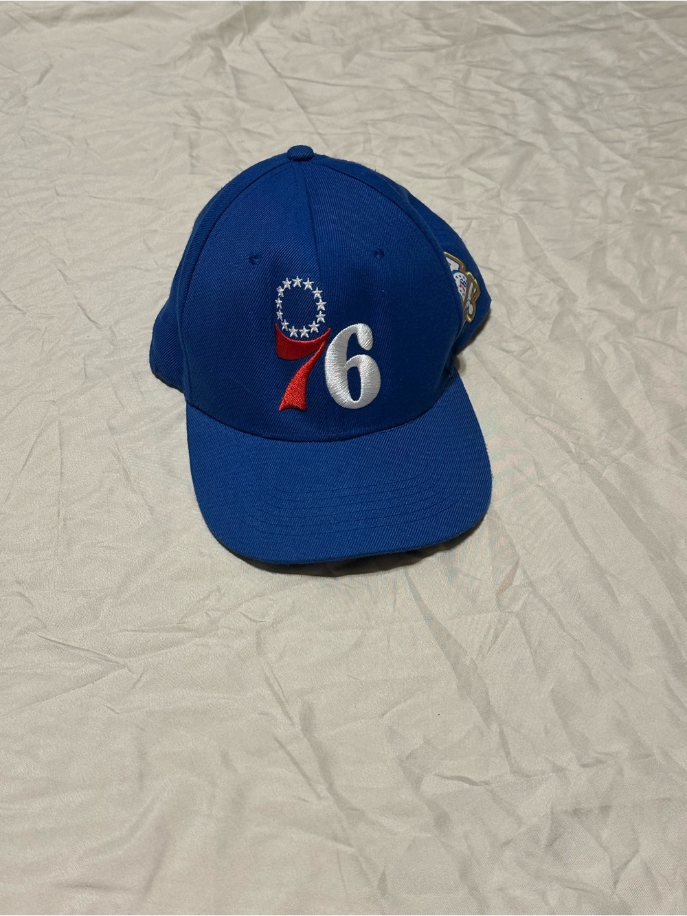 Philadelphia 76ers Blue Baseball Hat - Team Logo